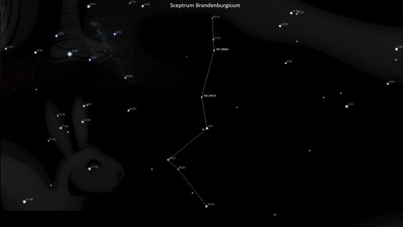 Sceptrum Brandenburgicum Constellation 