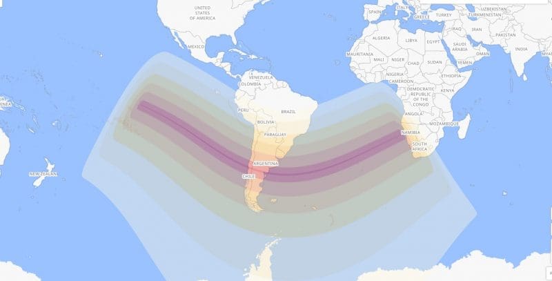 Solar Eclipse December 2020 Path